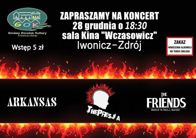 Koncert Zespołów Młodzieżowych w kinie Wczasowicz